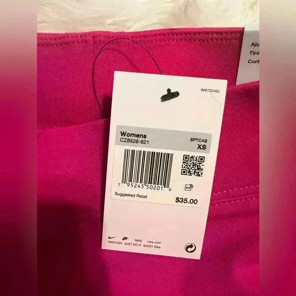Nike NWT hot pink biker shorts sz XS